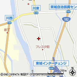 広島県庄原市東城町川東1135周辺の地図