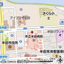 愛知県半田市東洋町周辺の地図