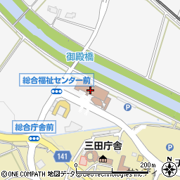 社会福祉法人三田市社会福祉協議会　三田三輪地域福祉支援室周辺の地図