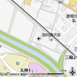 兵庫県三田市三輪2丁目周辺の地図