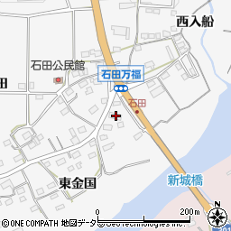 愛知県新城市石田万福12周辺の地図