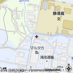 静岡県藤枝市八幡626-1周辺の地図
