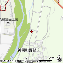 兵庫県たつの市神岡町野部89-3周辺の地図