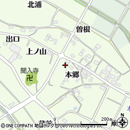 愛知県額田郡幸田町久保田本郷30周辺の地図