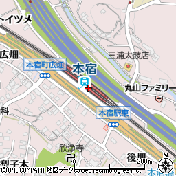愛知県岡崎市本宿町一里山29周辺の地図