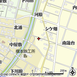 愛知県岡崎市福岡町河原43周辺の地図