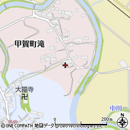 滋賀県甲賀市甲賀町滝97周辺の地図