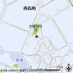 兵庫県加西市西長町811周辺の地図
