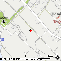愛知県新城市稲木大沼周辺の地図