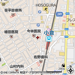 京都府宇治市小倉町西浦88-46周辺の地図