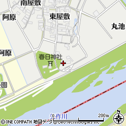愛知県安城市木戸町東屋敷64周辺の地図