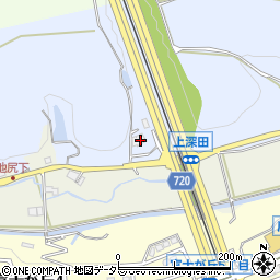 兵庫県三田市上深田481周辺の地図