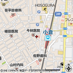 京都府宇治市小倉町西浦88-47周辺の地図