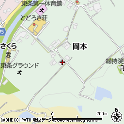 兵庫県加東市岡本1496周辺の地図