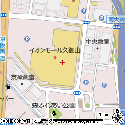 どうとんぼり神座 イオンモール久御山店周辺の地図