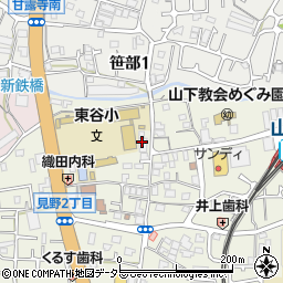 ＪＡ兵庫六甲東谷周辺の地図