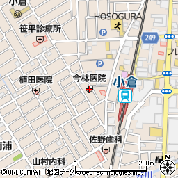 京都府宇治市小倉町西浦88-39周辺の地図