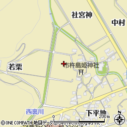 愛知県岡崎市桑谷町西裏周辺の地図