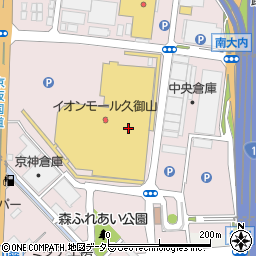 京都銀行イオンモール久御山 ＡＴＭ周辺の地図