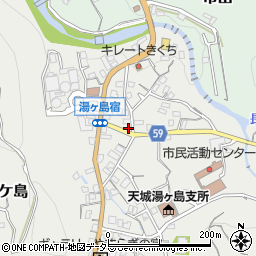 静岡県伊豆市湯ケ島193周辺の地図