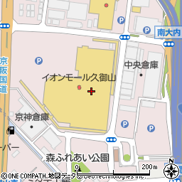 マクドナルドイオンモール久御山店周辺の地図