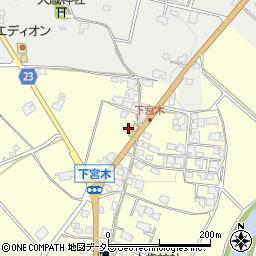 兵庫県加西市下宮木町426周辺の地図