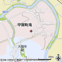滋賀県甲賀市甲賀町滝109周辺の地図