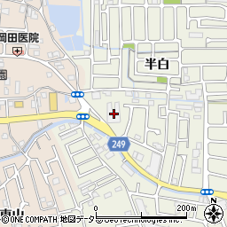 京都府宇治市宇治半白123周辺の地図