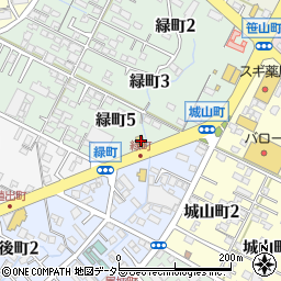 ガスト碧南店周辺の地図