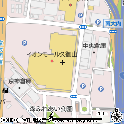 ヴィレッジヴァンガードイオンモール久御山店周辺の地図