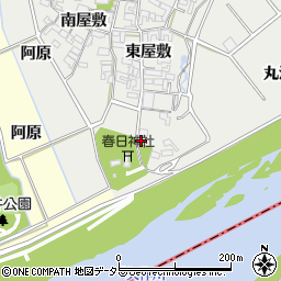 愛知県安城市木戸町東屋敷70周辺の地図