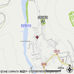 静岡県伊豆市湯ケ島1704周辺の地図