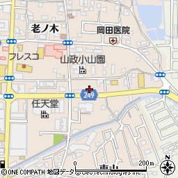 京都府宇治市小倉町天王57周辺の地図
