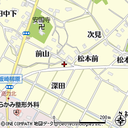 愛知県額田郡幸田町坂崎深田20-8周辺の地図