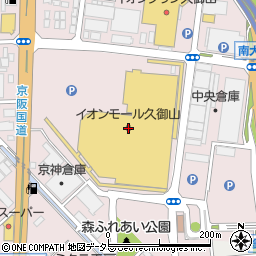 キャンドゥイオンモール久御山店周辺の地図