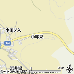 愛知県岡崎市桑谷町小畔見周辺の地図