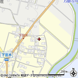 兵庫県加西市下宮木町349周辺の地図