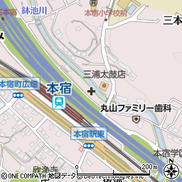 愛知県岡崎市本宿町堤添周辺の地図
