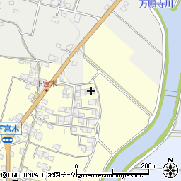 兵庫県加西市下宮木町350周辺の地図