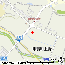 〒520-3421 滋賀県甲賀市甲賀町上野の地図
