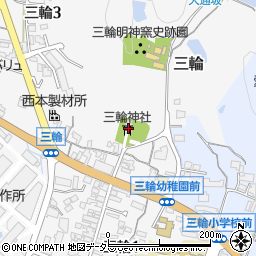 兵庫県三田市三輪1266周辺の地図