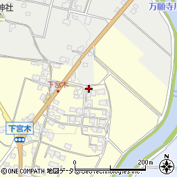 兵庫県加西市下宮木町800周辺の地図