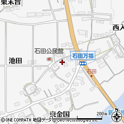 愛知県新城市石田池田133周辺の地図