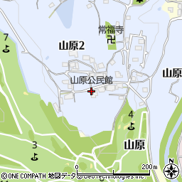 山原公民館周辺の地図