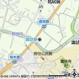 愛知県新城市豊栄石原周辺の地図