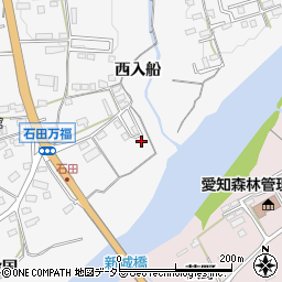 愛知県新城市石田万福31-11周辺の地図