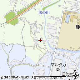 静岡県藤枝市潮138-3周辺の地図