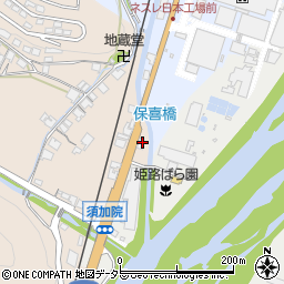 姫路やきとり 喜鳥家 香寺店周辺の地図