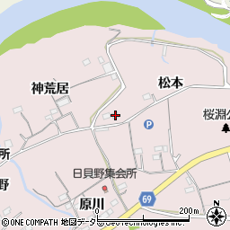 愛知県新城市庭野松本12周辺の地図