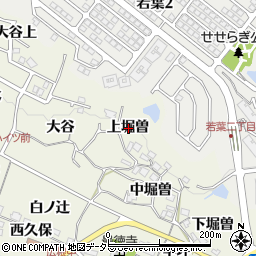 兵庫県川辺郡猪名川町広根上堀曽周辺の地図